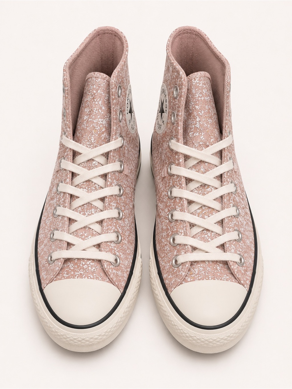 Converse Pink Speckled High-Top Sneakers - Picture 2 of 4
